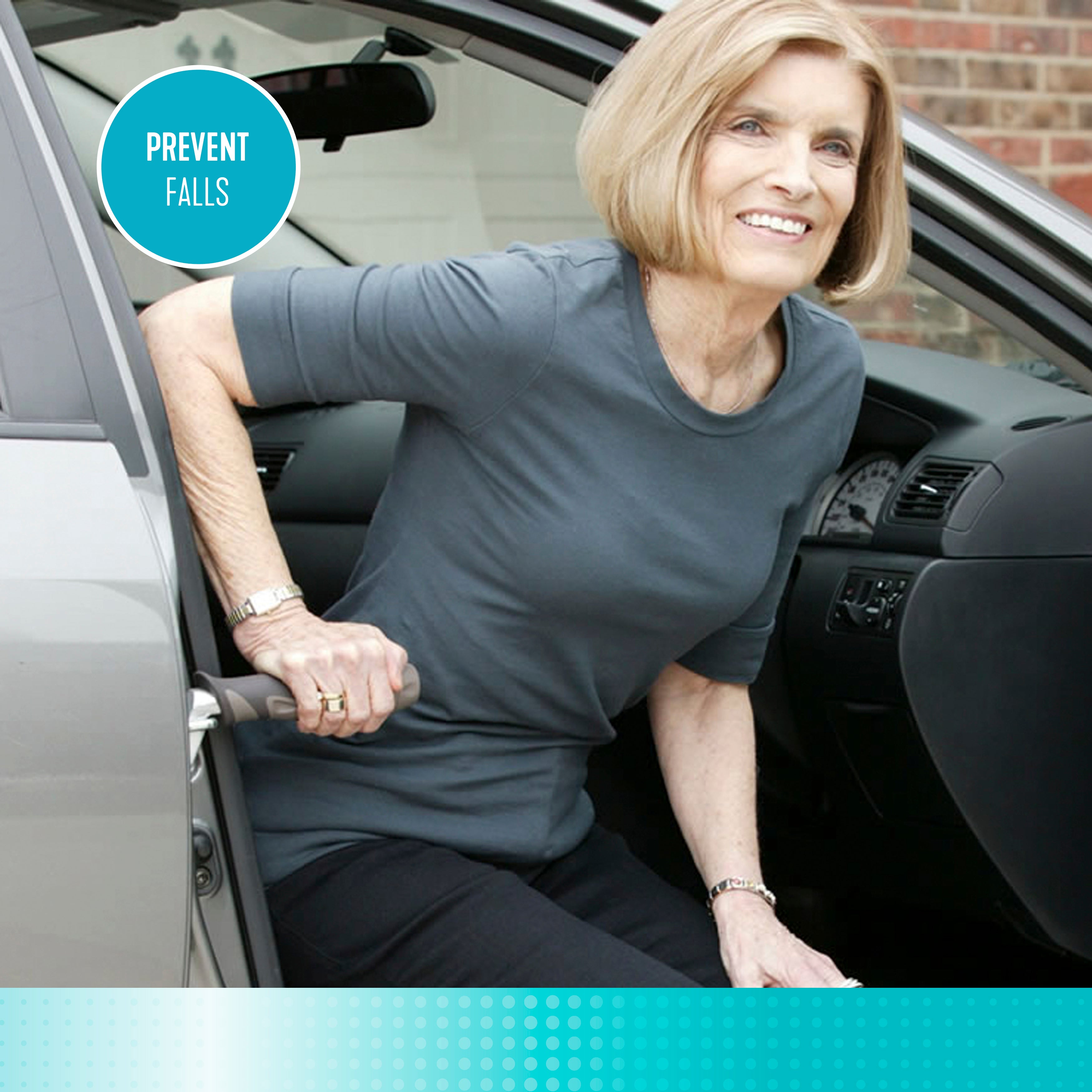 Asegure el mango del automóvil