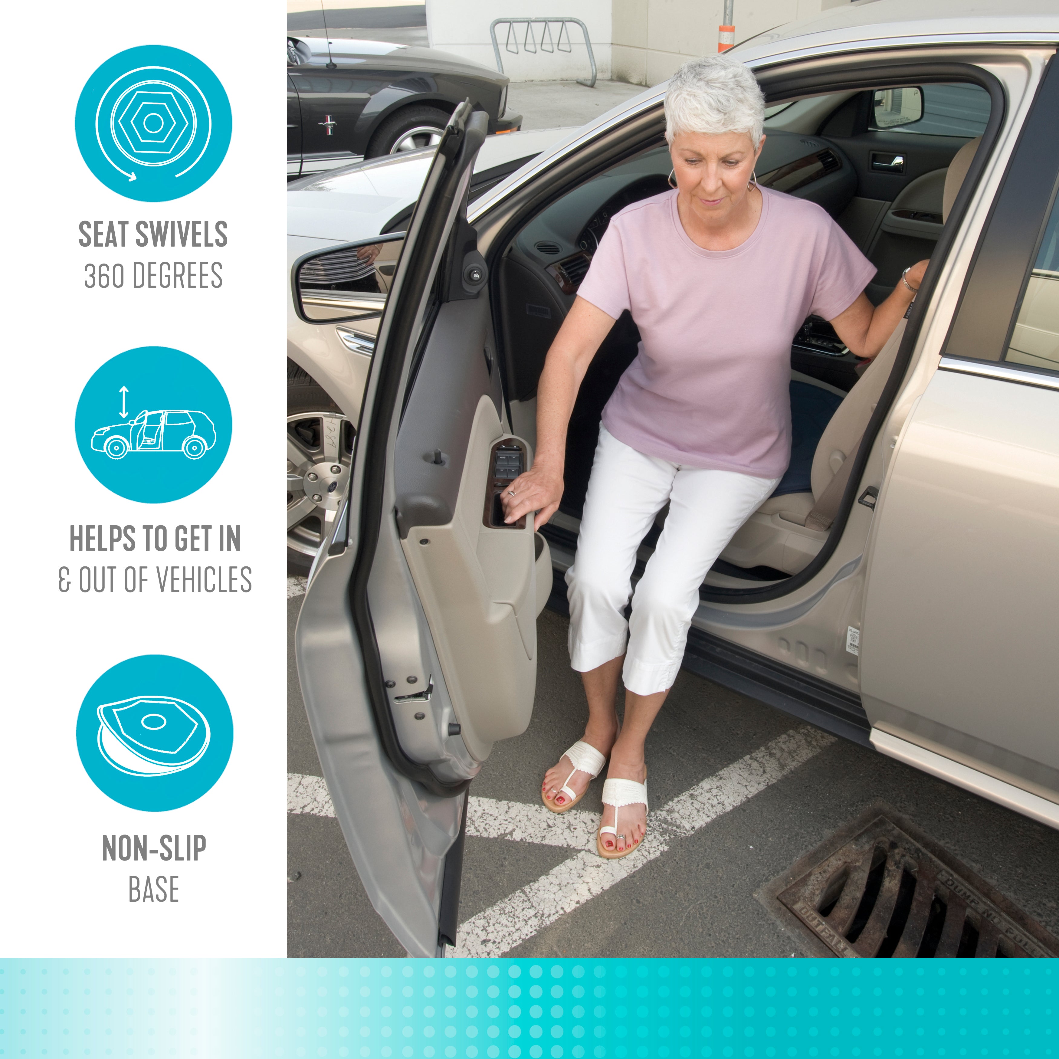 Auto Swivel Seat Cushion