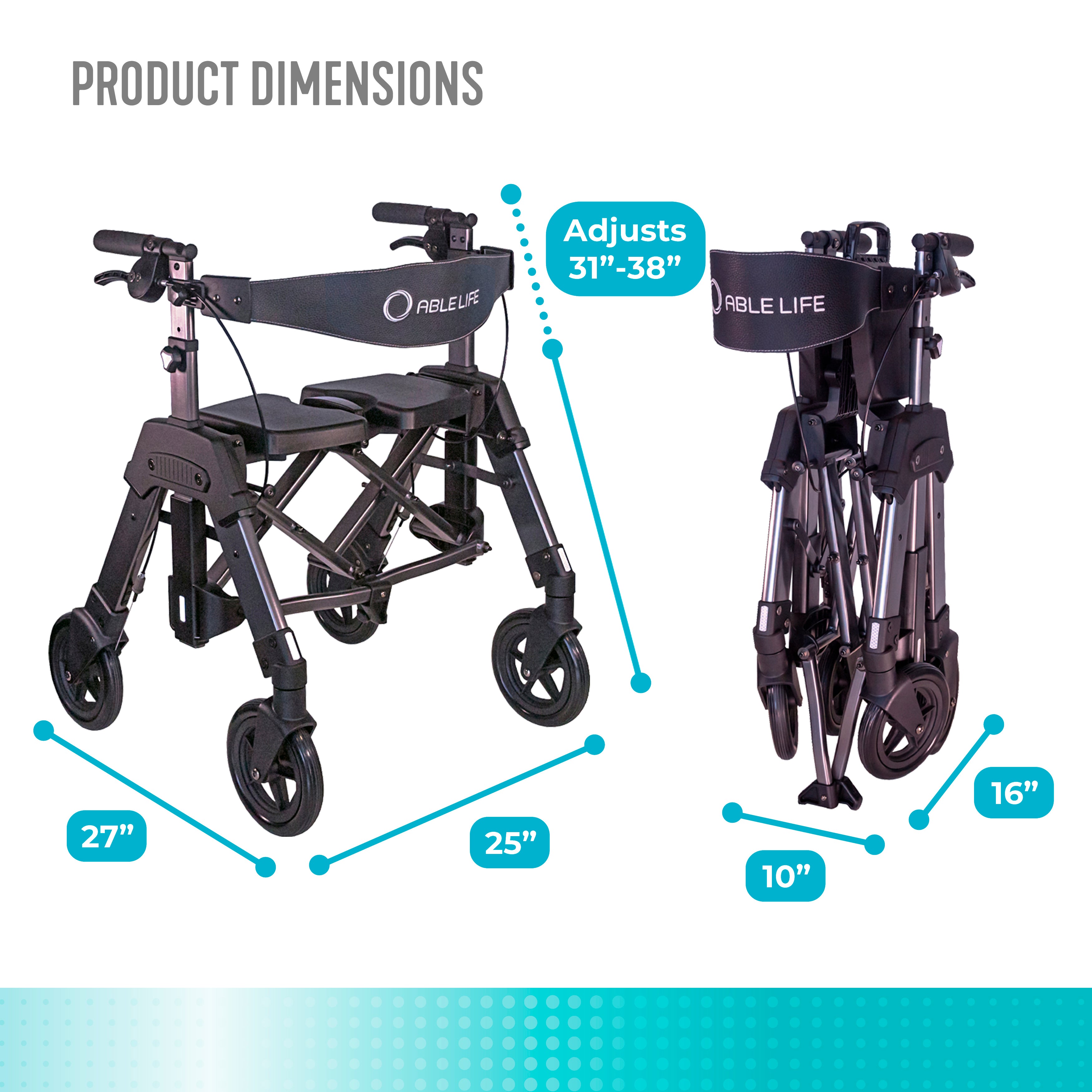 Space Saver Rollator HD