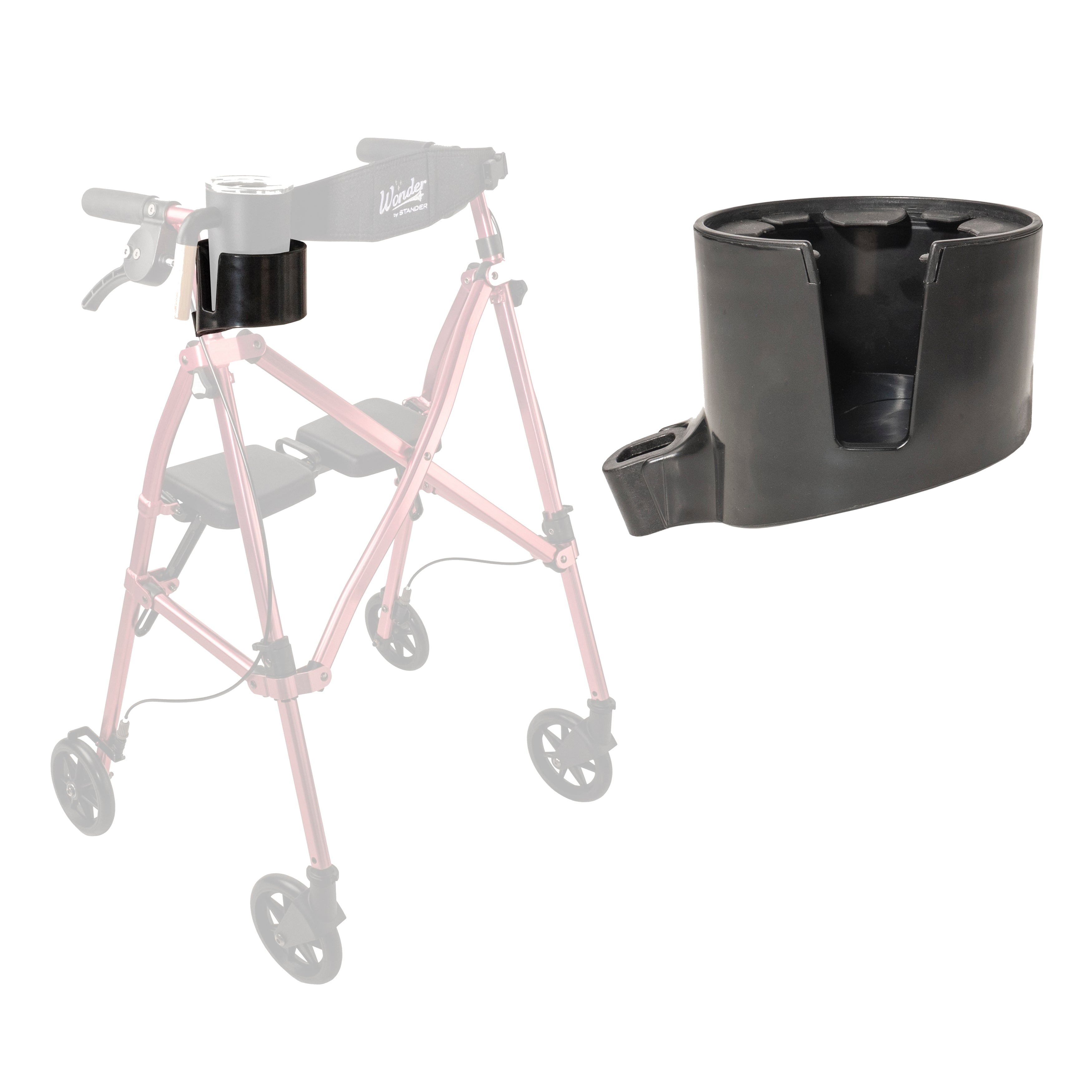 Walker-Rollator Cup Holder