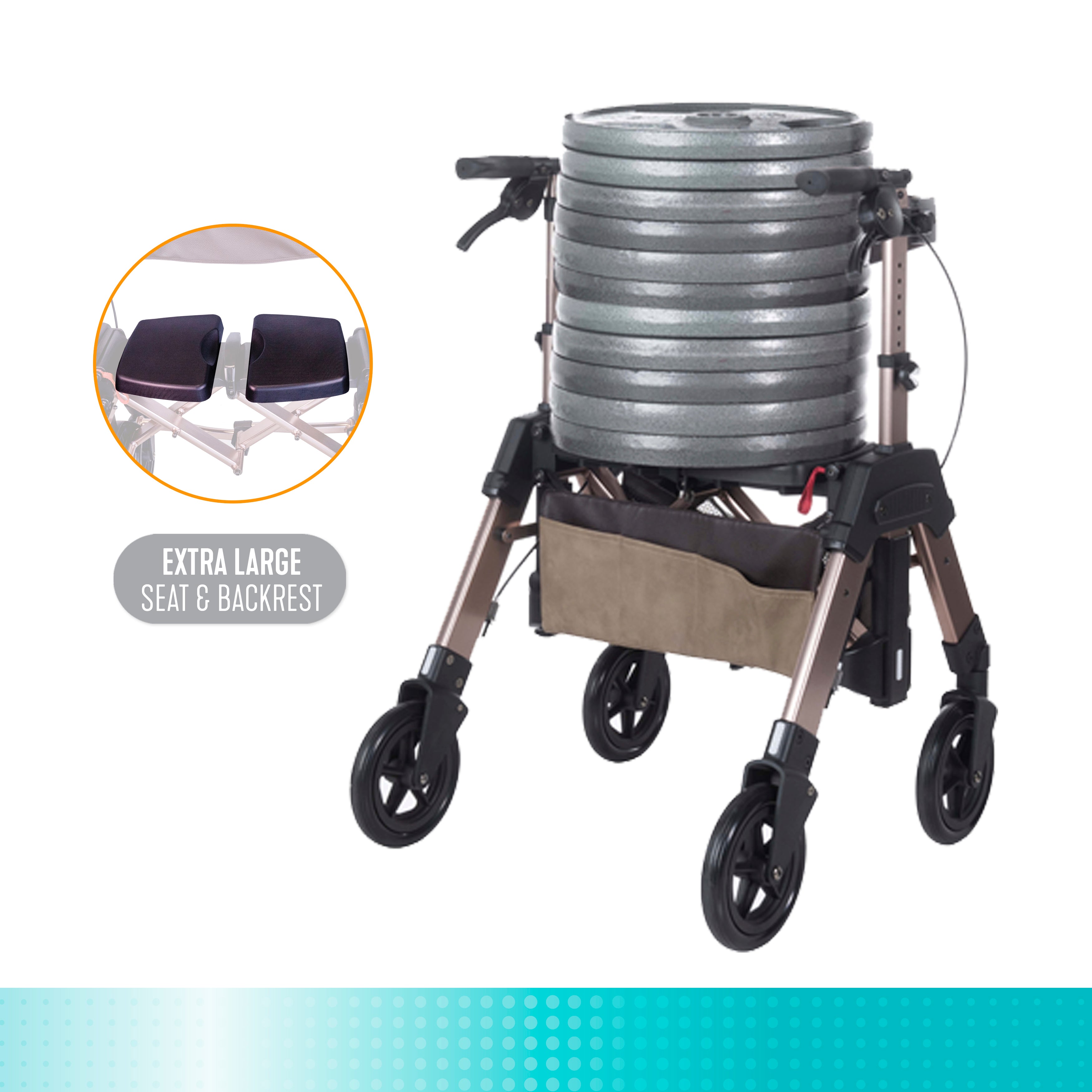 Elite Travel Rollator HD