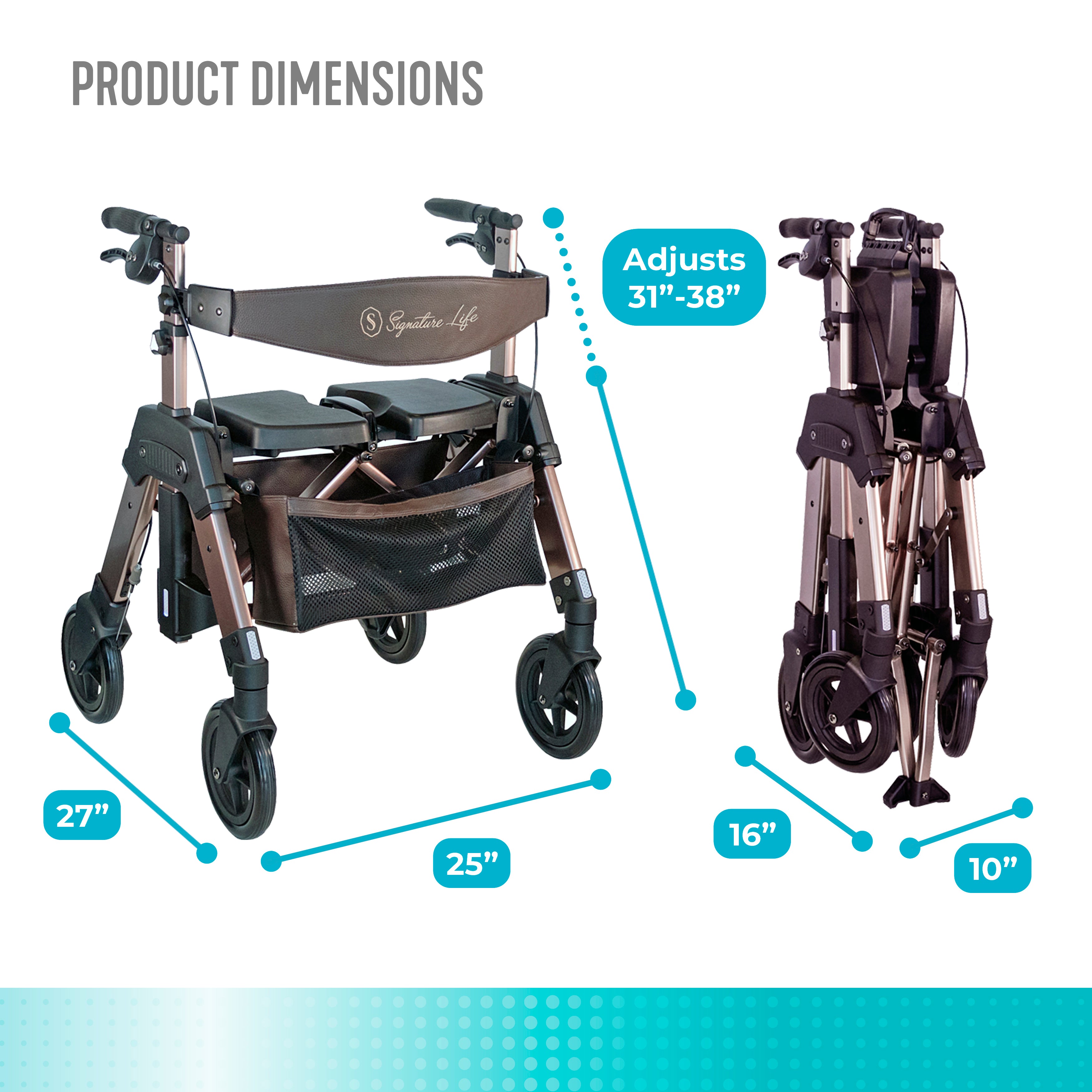 Elite Travel Rollator HD