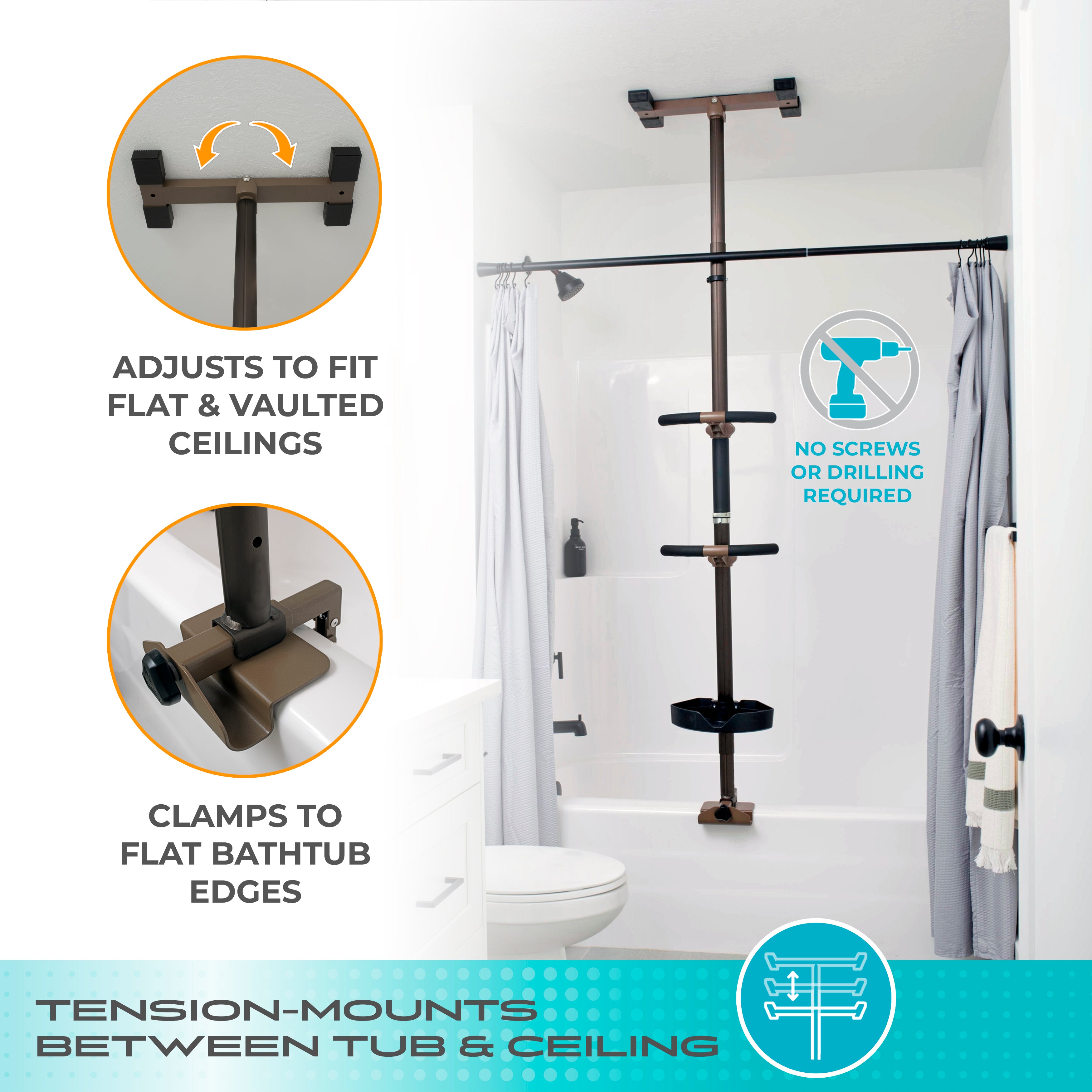 Wonder Bathtub Pole Premium