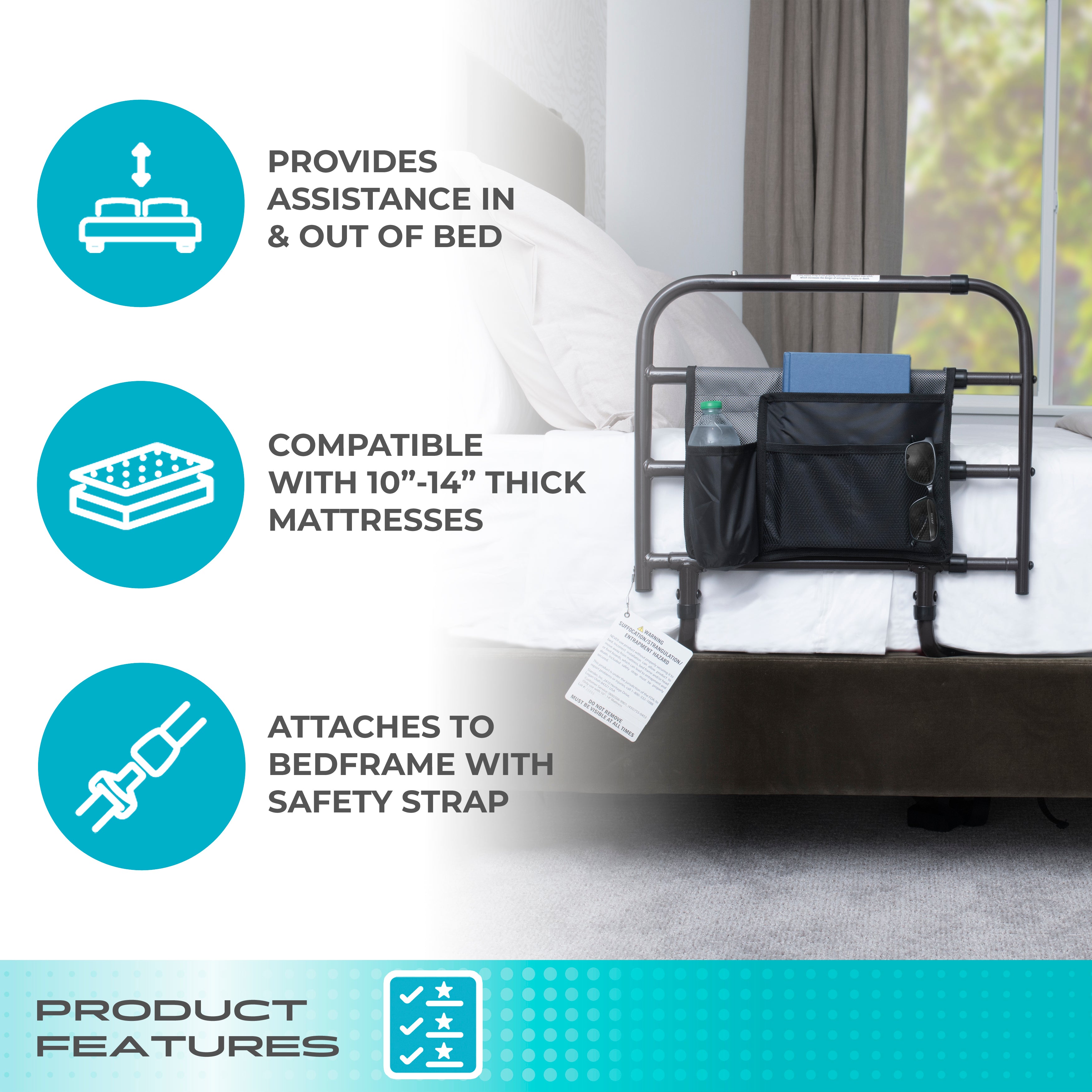 Wonder EZ Adjust Bed Rail