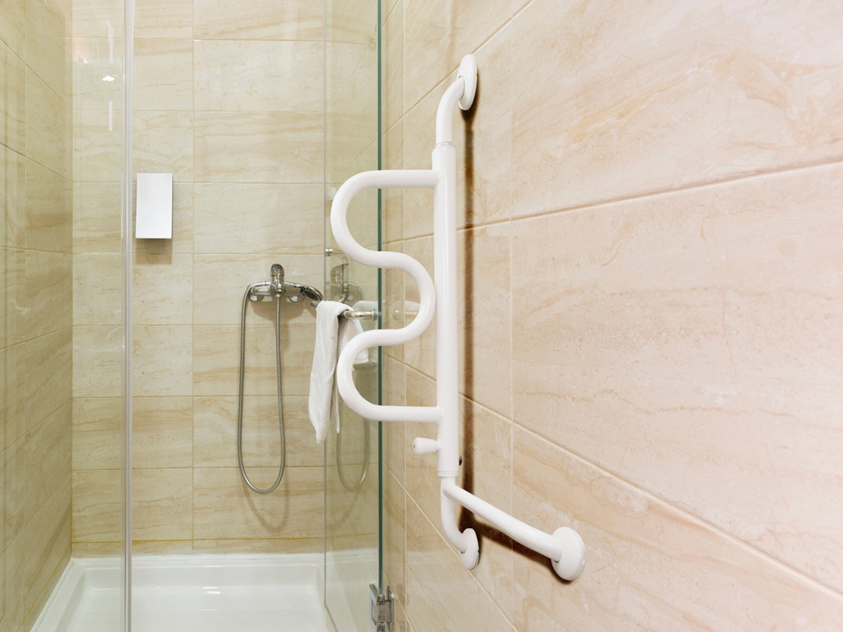 Wall-Mounted Grab Bars