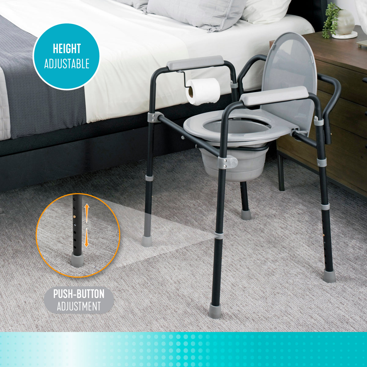 Stander Universal Bedside Commode – Stander Mobility