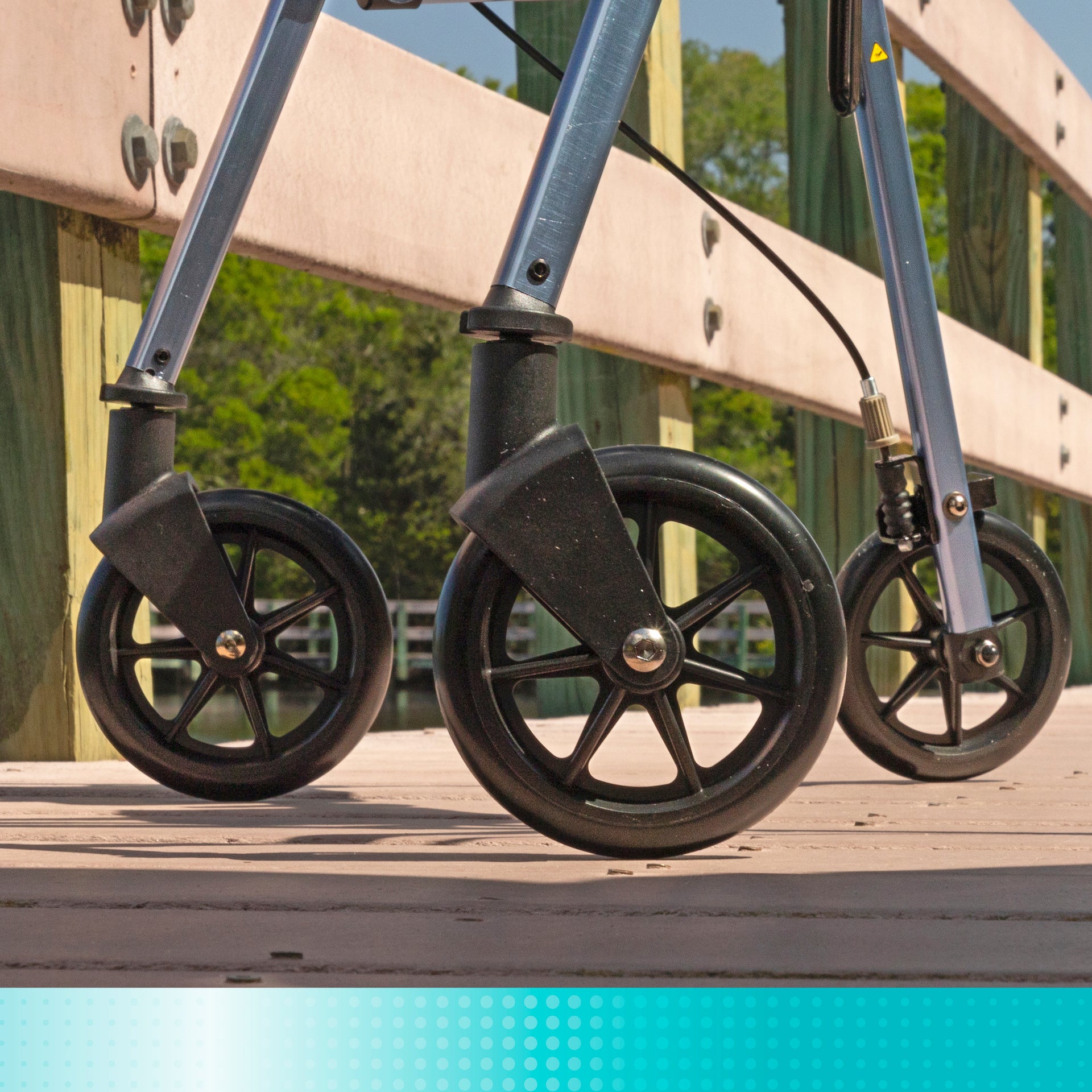 Walker-Rollator Front Swivel Wheel Kit – Stander Mobility