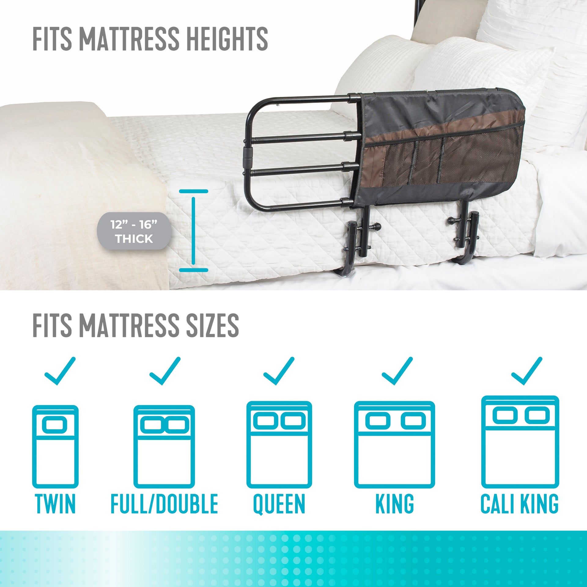 Wonder Click Extendable Bed Rail – Stander Mobility