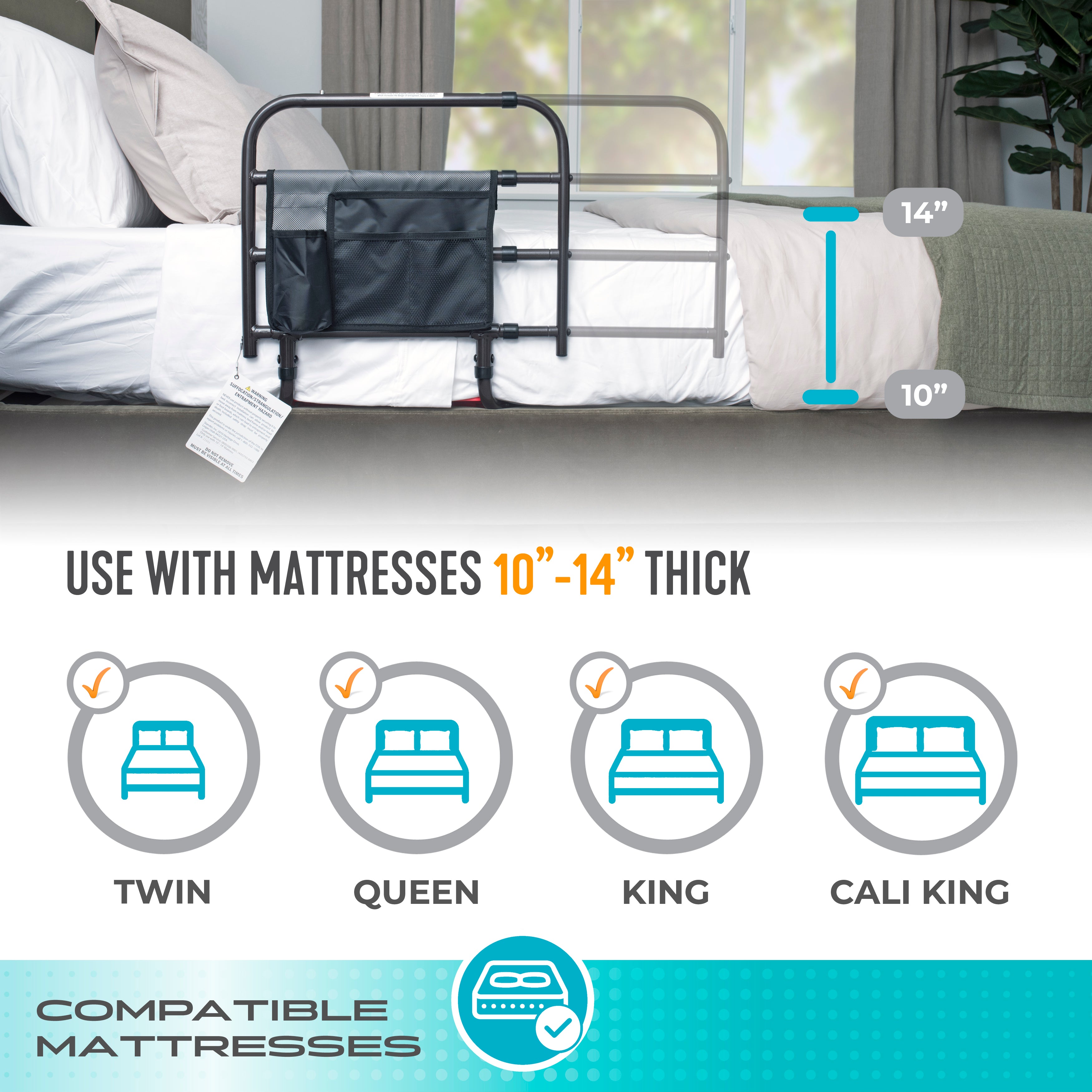 Wonder EZ Adjust Bed Rail