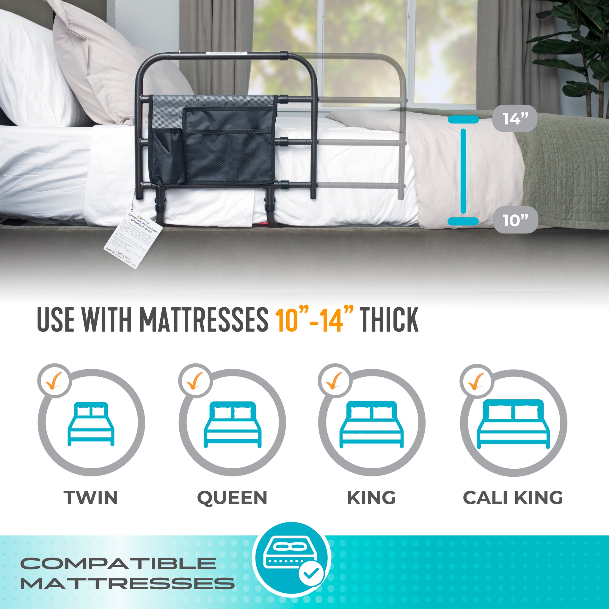 Wonder EZ Adjust Bed Rail