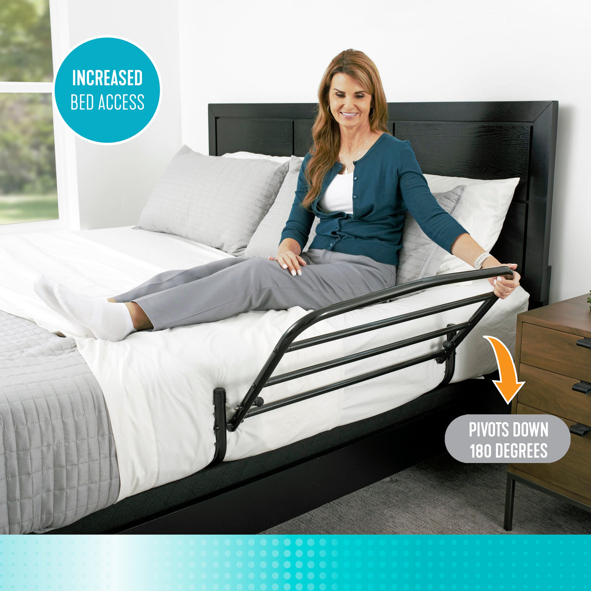 Stander Rails Stander 30 inch Safety Bed Rail – Stander Mobility