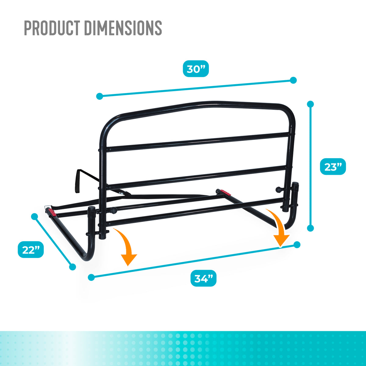 Stander Rails Stander 30 inch Safety Bed Rail – Stander Mobility