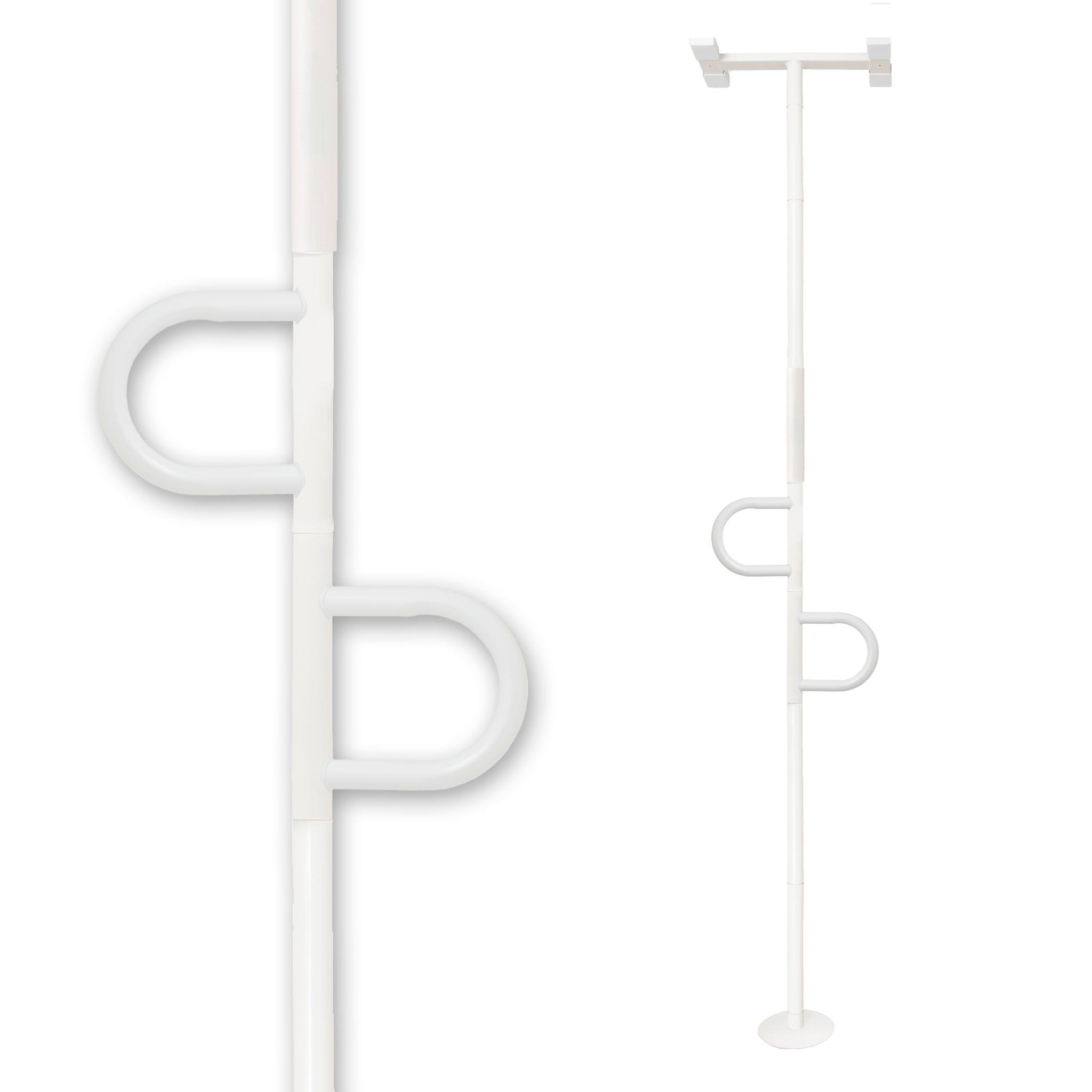 Double Handle Floor to Ceiling Grab Bar