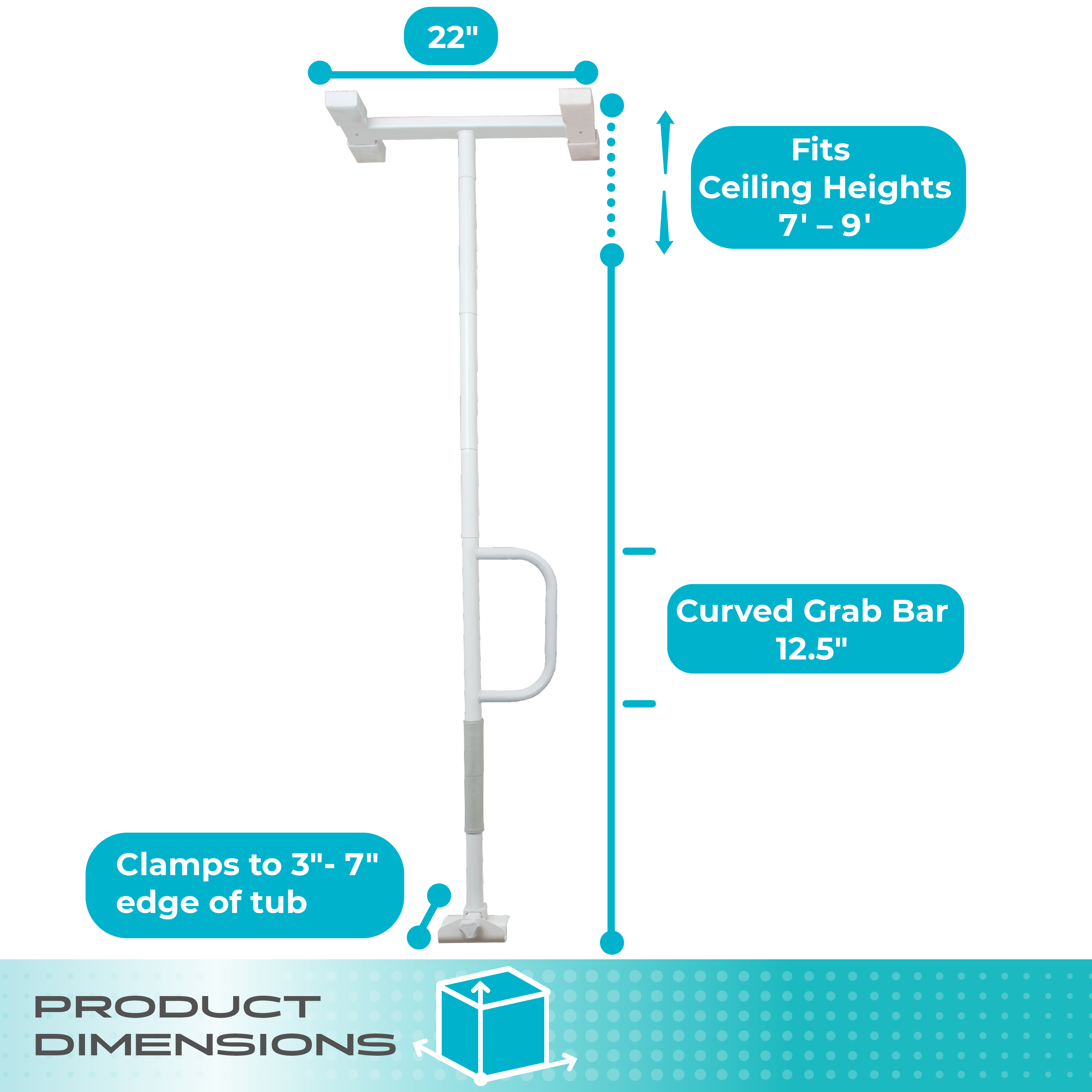 Wonder Bathtub Pole Lite