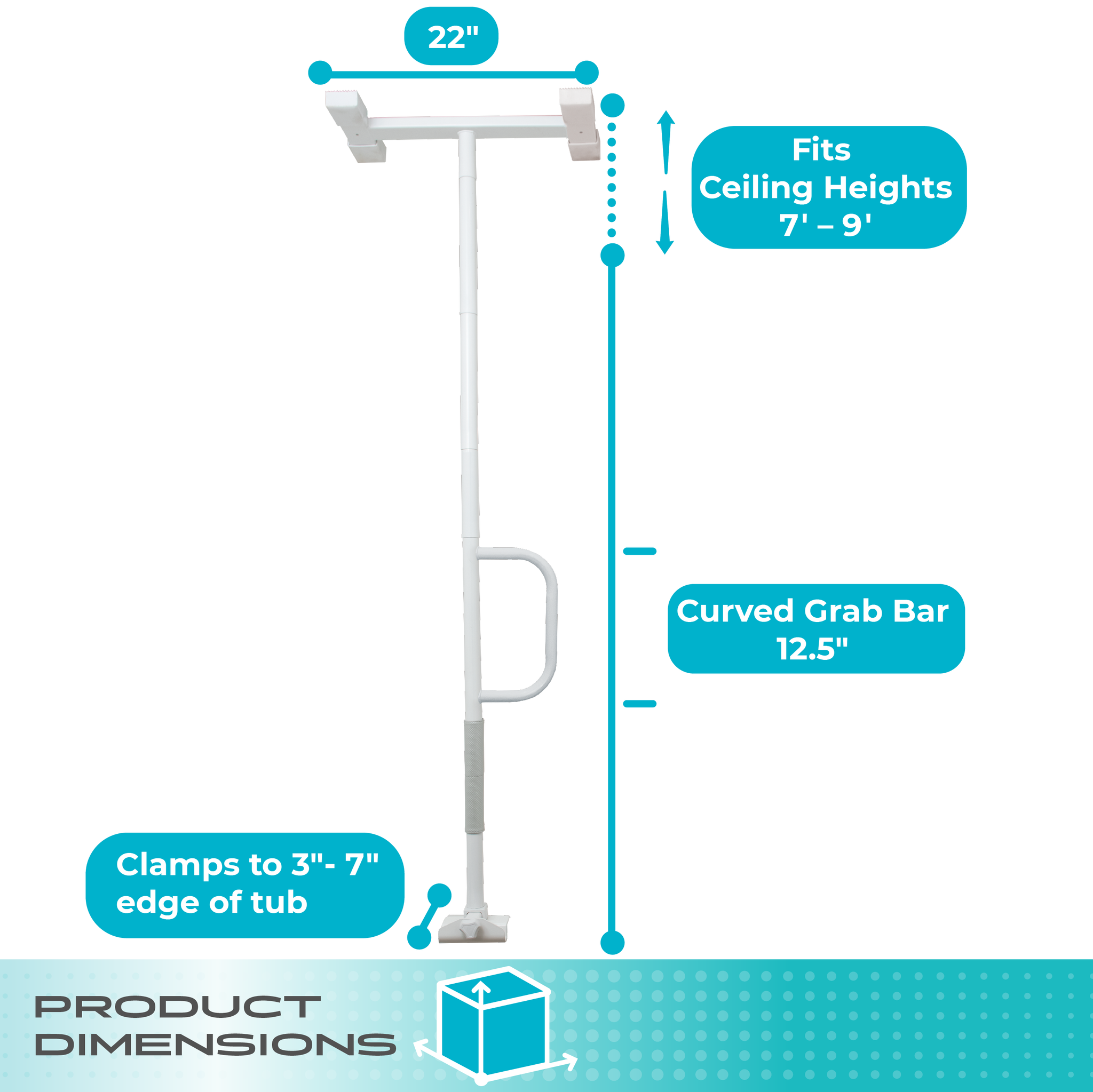 Wonder Bathtub Pole Lite