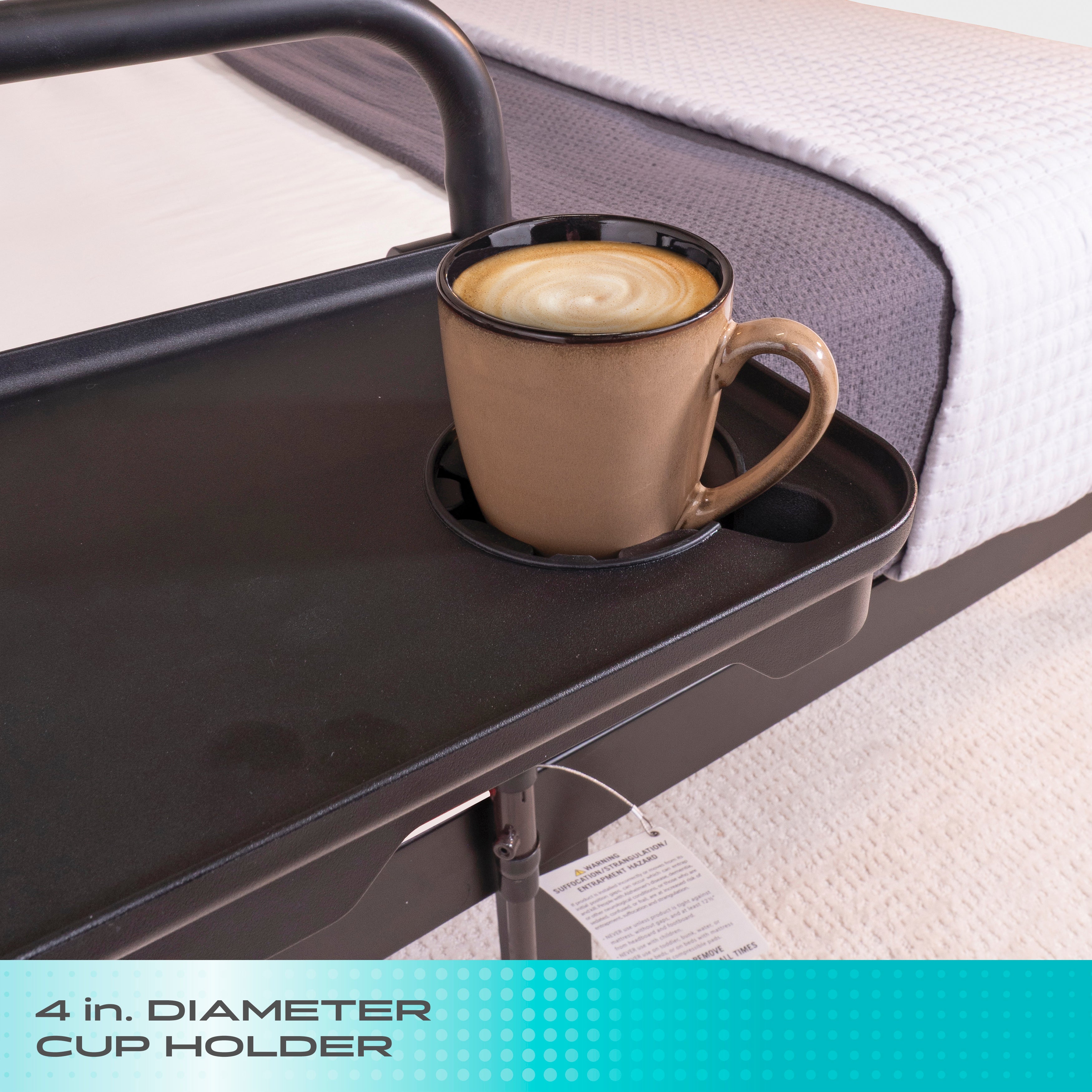 Bed Rail Tray Accessory