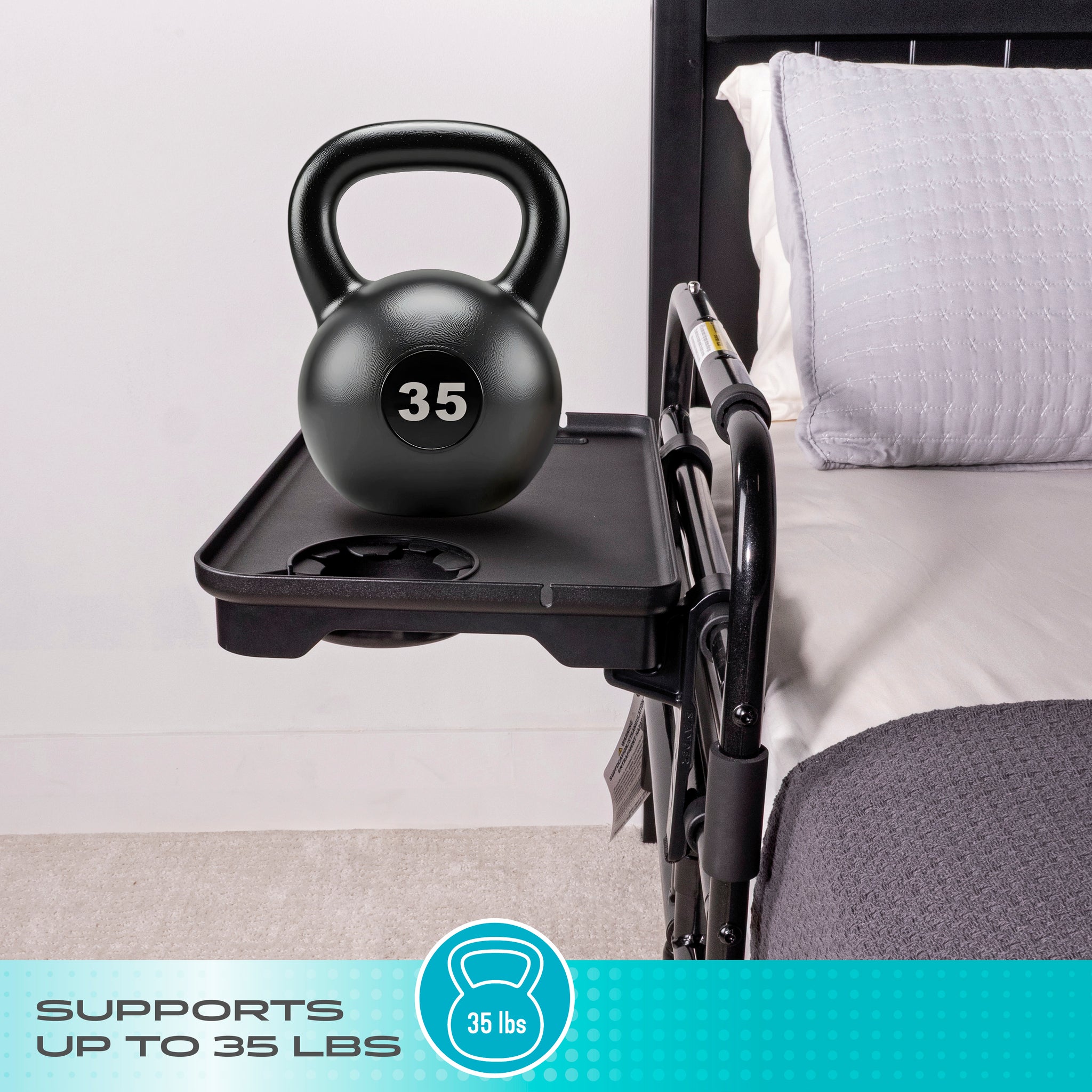 Bed Rail Tray Accessory