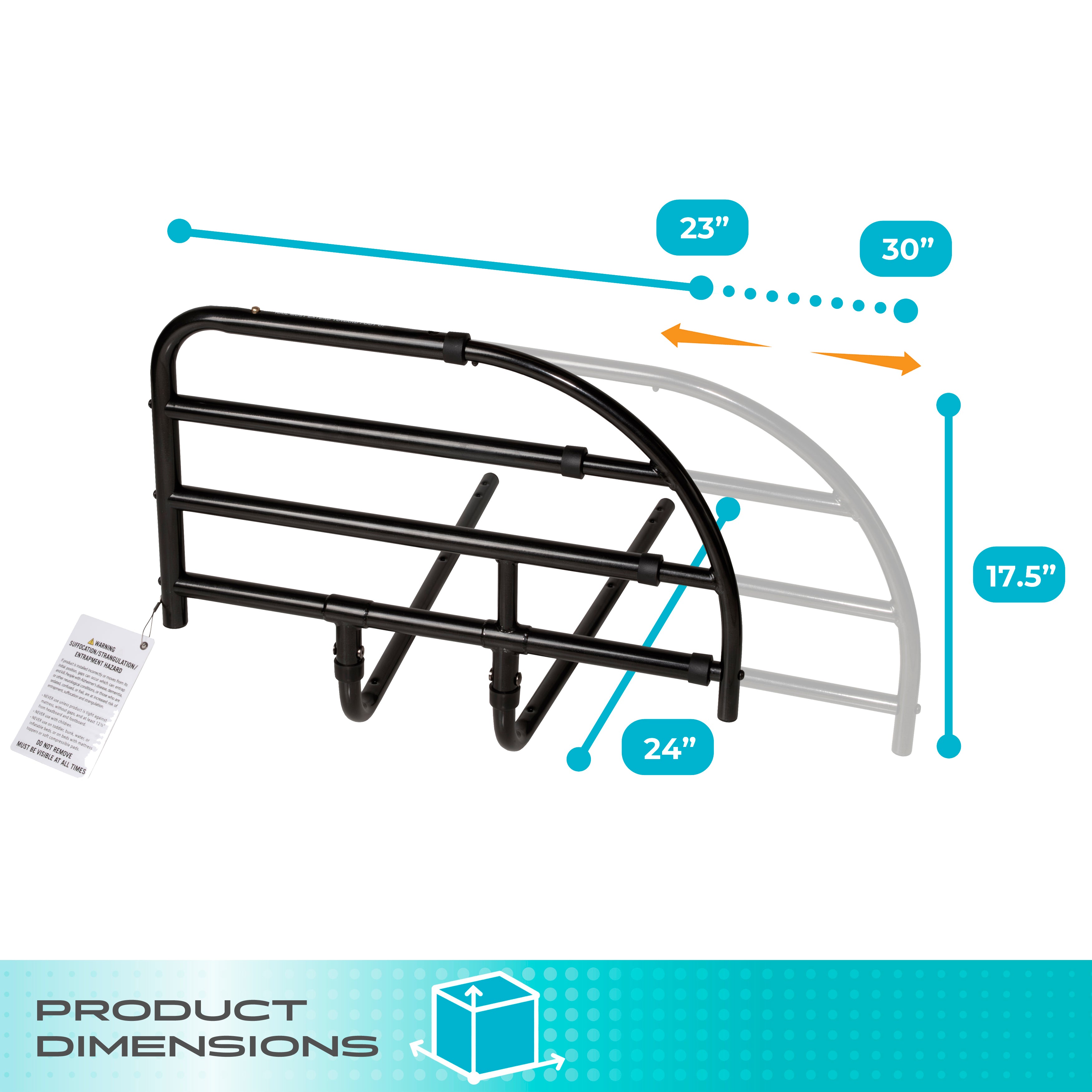 Wonder Bed Rail for Adjustable Beds