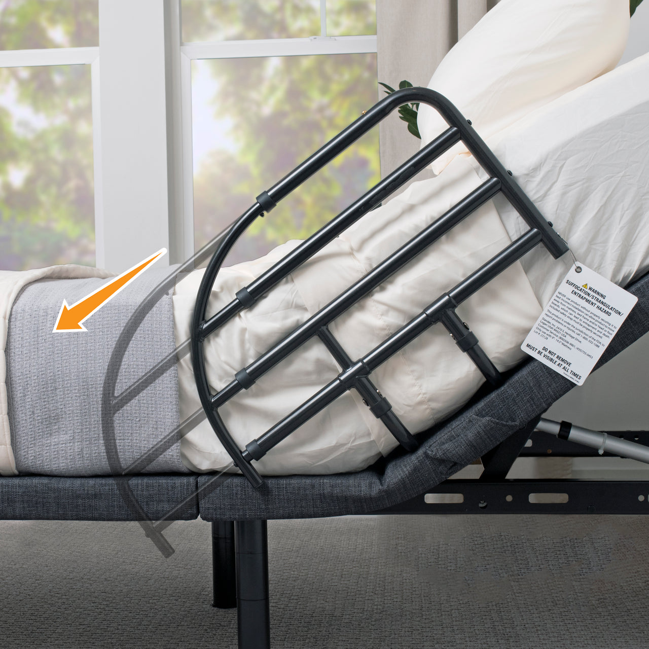 Bed Rails for Adjustable Beds – Stander Mobility