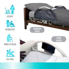 Asa de cama EZ Click LTC - Juego de 2 