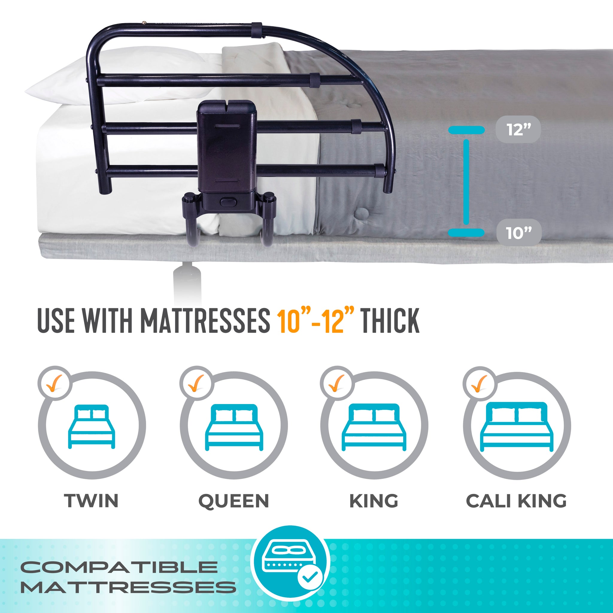 Click-N-Go Extendable Bed Rail