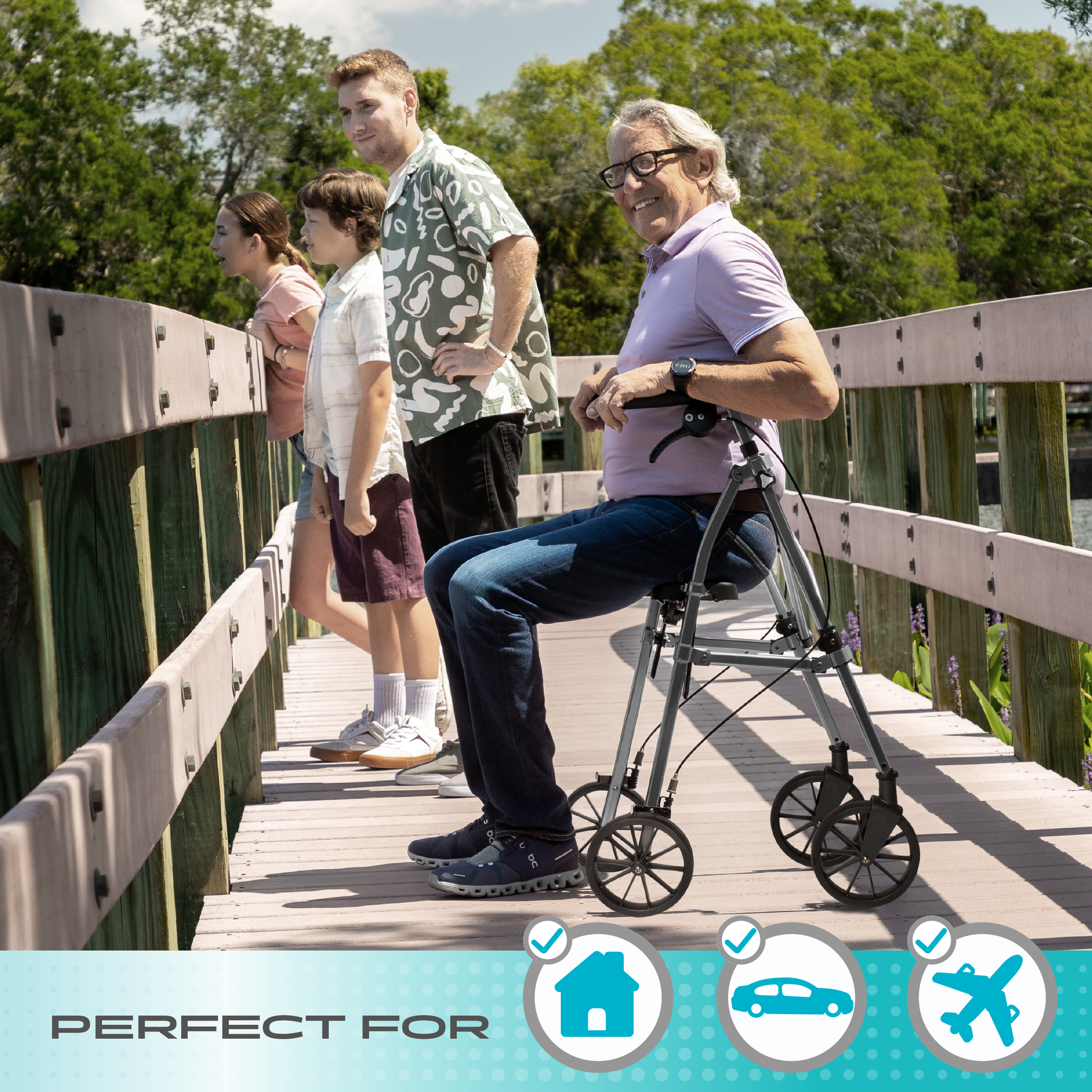 Wonder Rollator Plus with 8