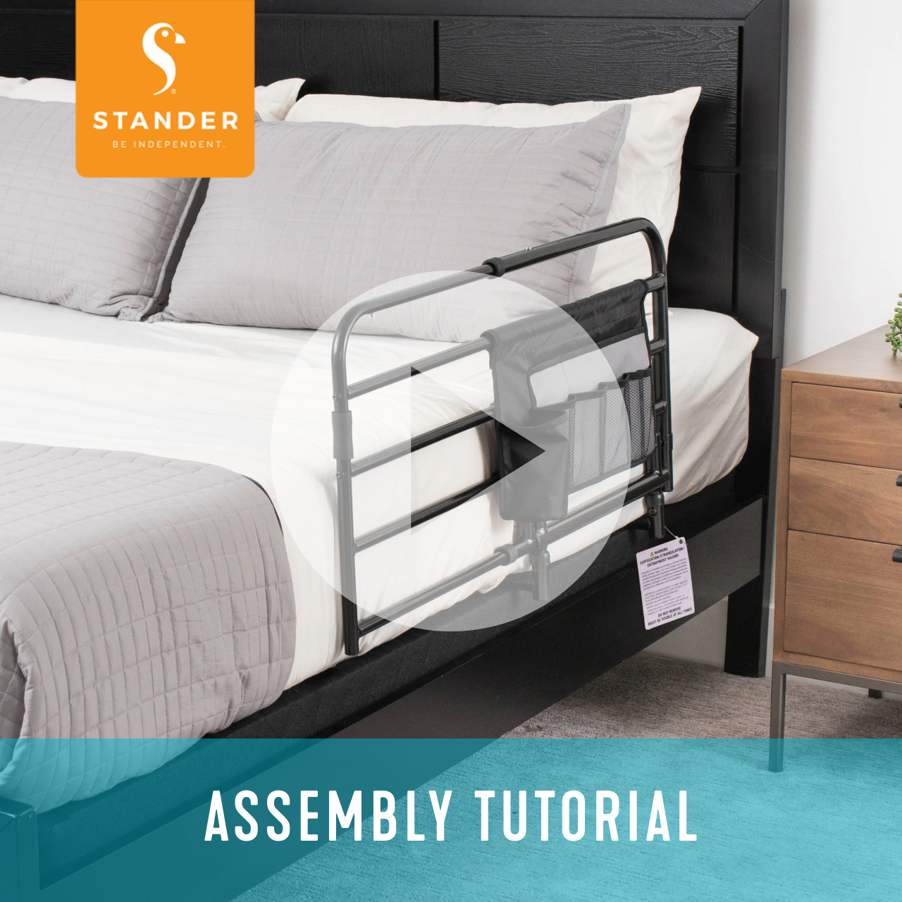 Wonder Pivot Bed Rail - Tall