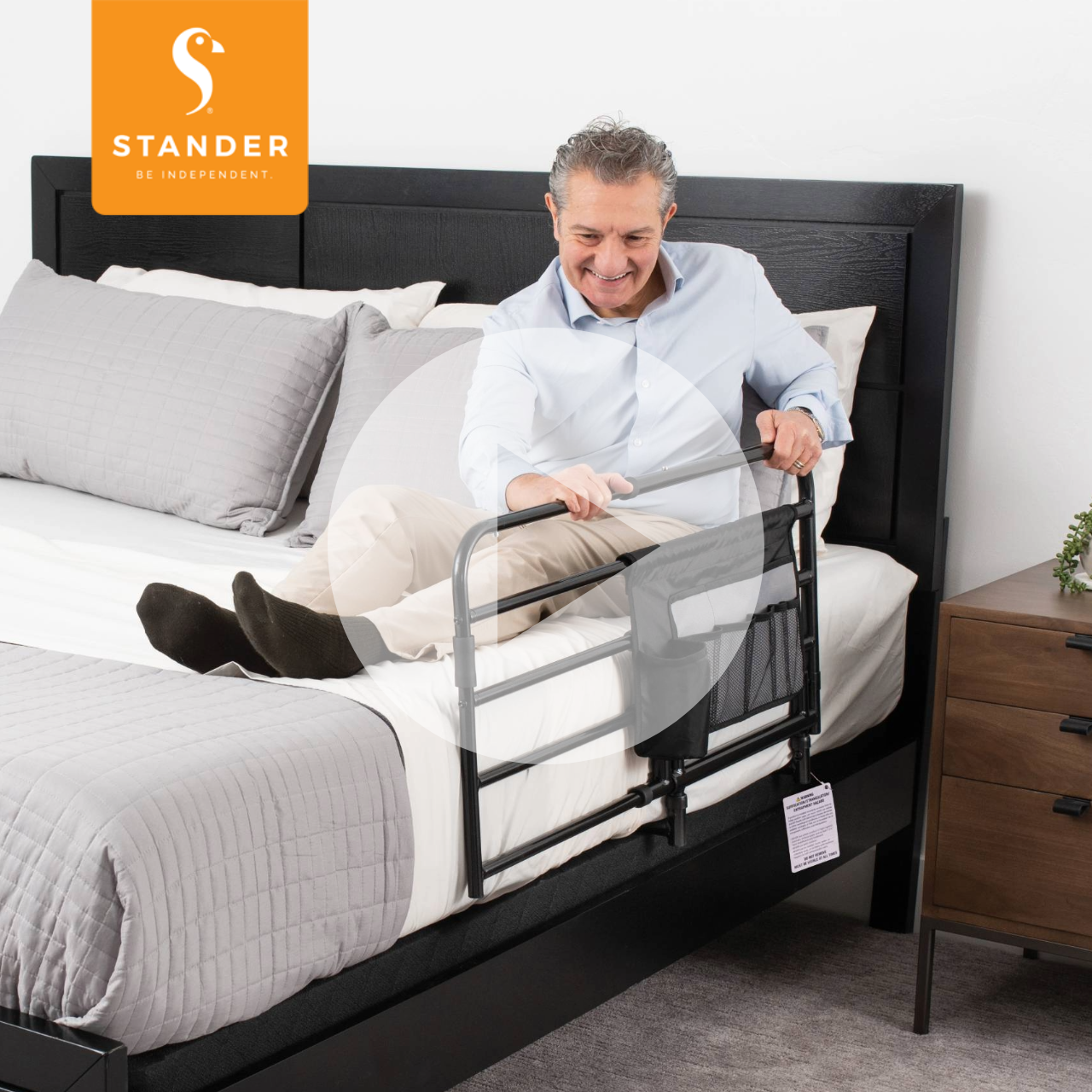 Wonder Pivot Bed Rail Tall