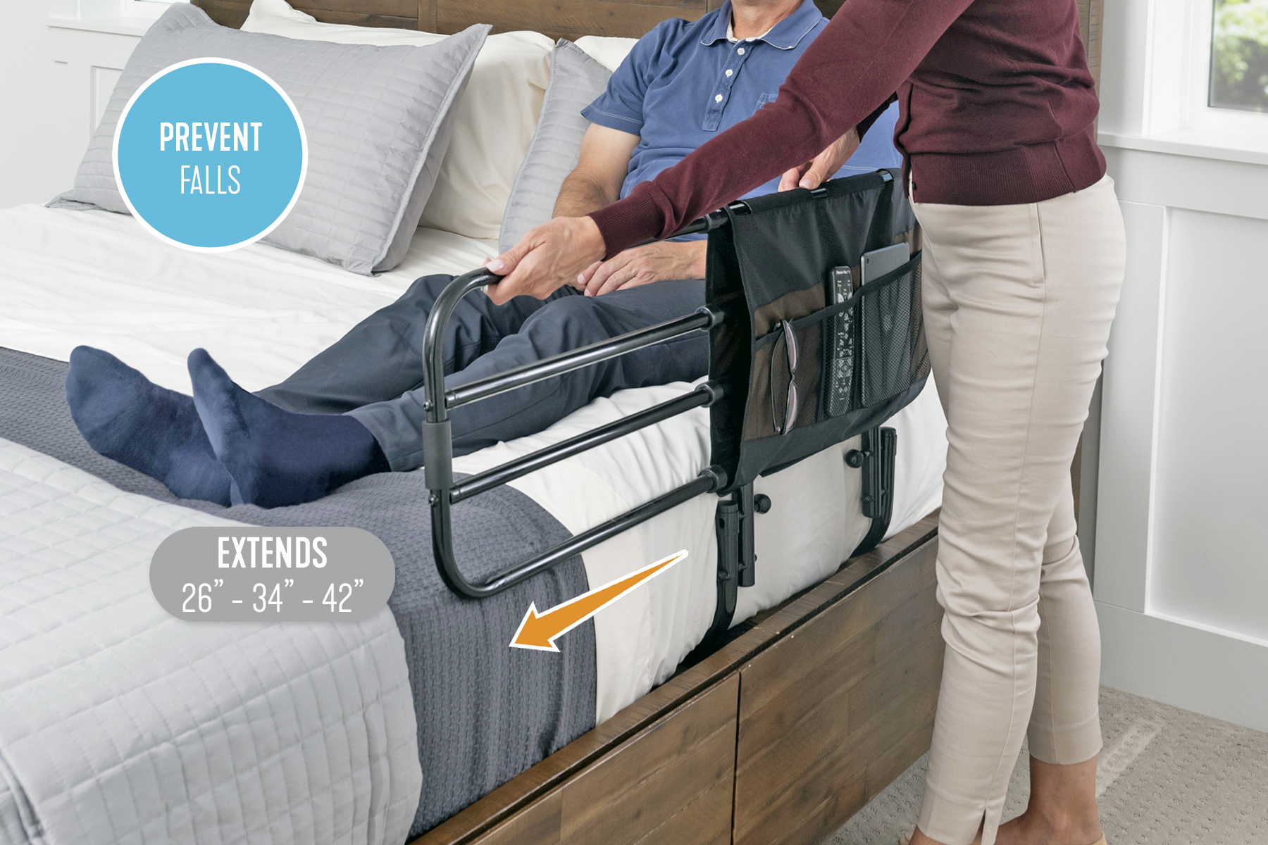 Bed Rail for Adults to Prevent Falls 