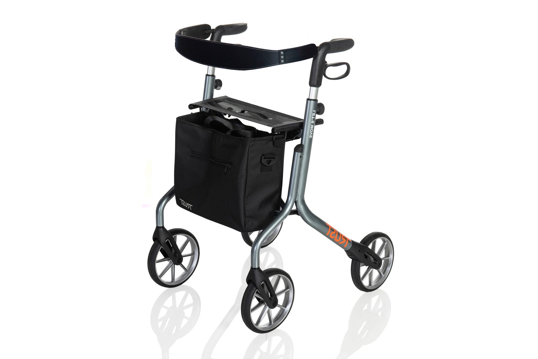 Let's Move Rollator - Trust Care Walker with Seat