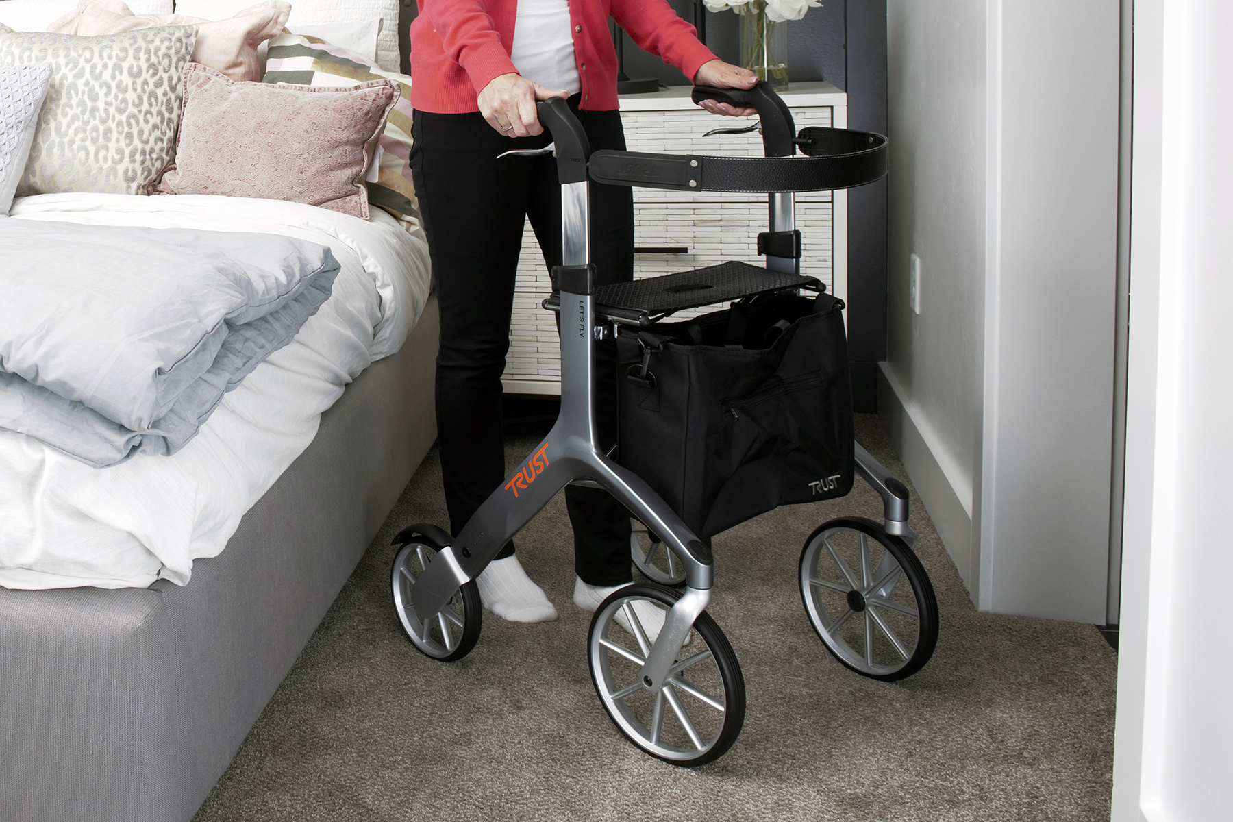 Let's Fly Rollator - Trust Care Walker with Seat