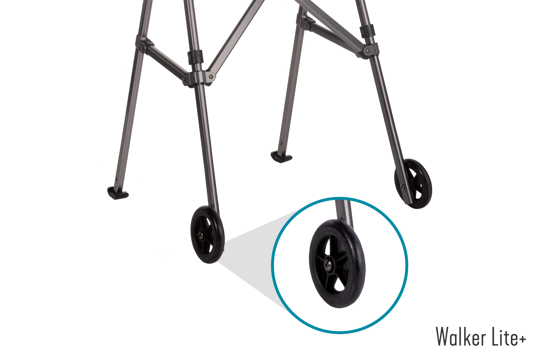Two wheeled walker